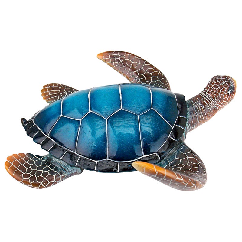 Design Toscano Large Blue SEA Turtle Statue - Image 4